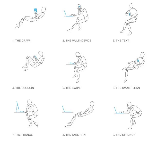 sitting positions